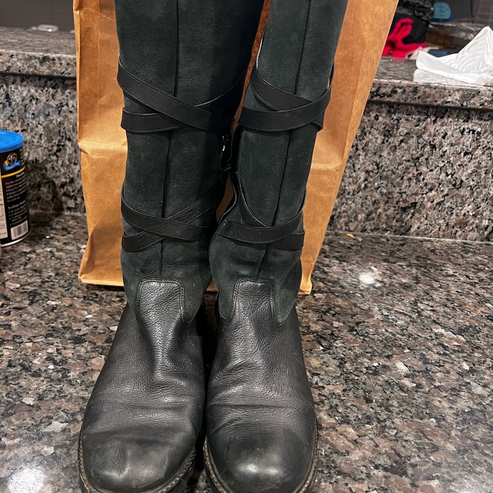 Via Spiga Black Boots